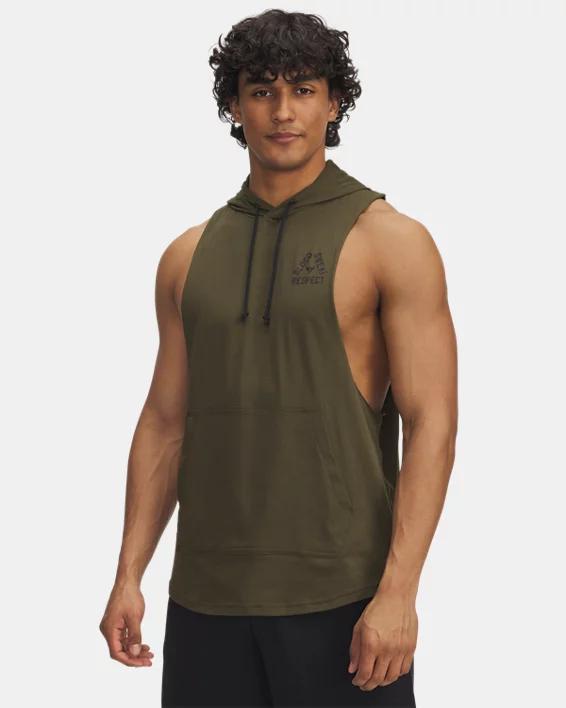 Project Rock Mens Sleeveless Hoodie